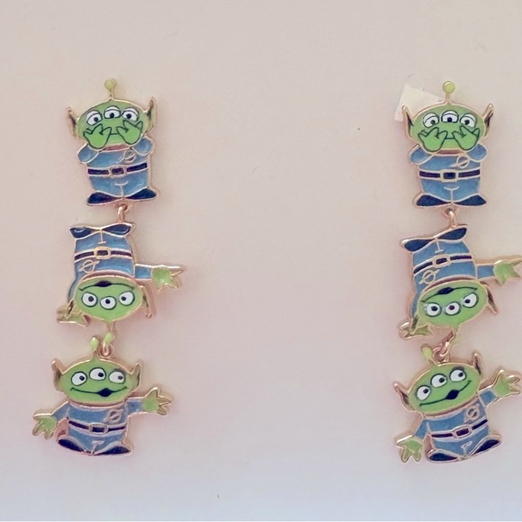 New Pixar Toy Story Alien Earrings by BaubleBar - Picture 3 of 7